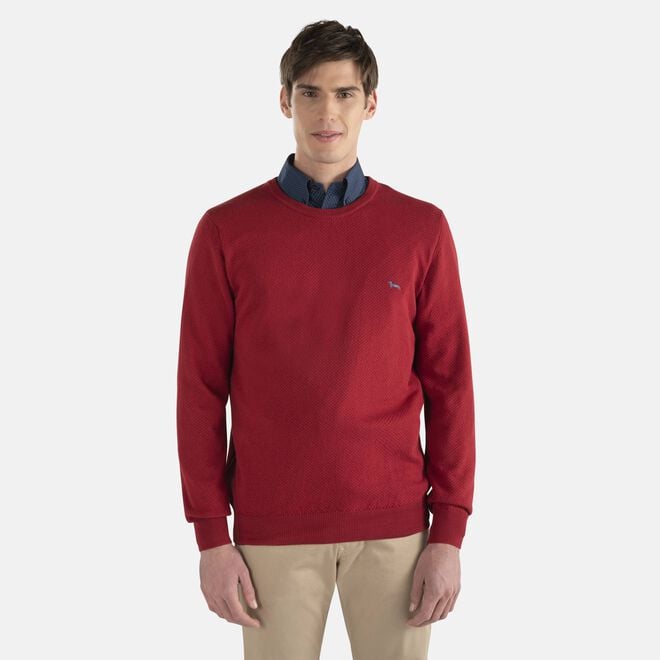 (image for) Shop Online Crew-neck organic cotton pullover