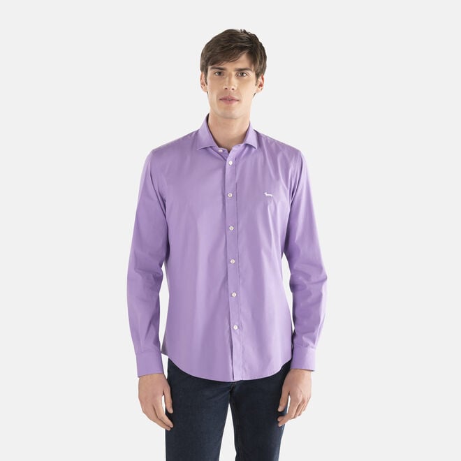Vendita Online Camicia due tessuti con contrasti interni