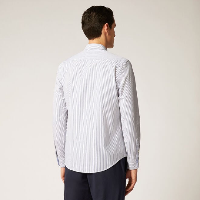 Shop Online Camicia narrow-fit con interni a contrasto