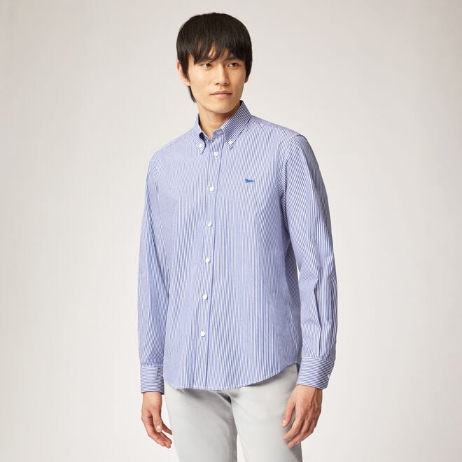 (image for) Outlet Online Shop Cotton shirt with contrasting interior