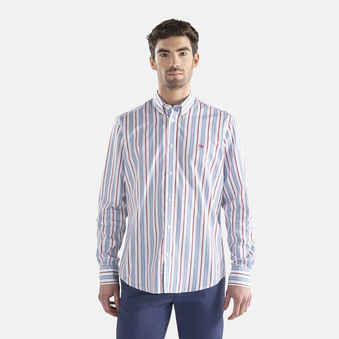 (image for) A Prezzi Outlet Camicia a righe in cotone harmont & blaine negozi