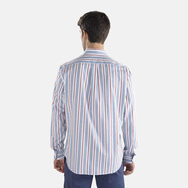 A Prezzi Outlet Camicia a righe in cotone harmont & blaine negozi