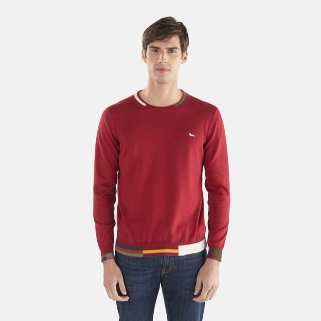 Outlet En Ligne Crew-neck sweatshirt with contrasting details