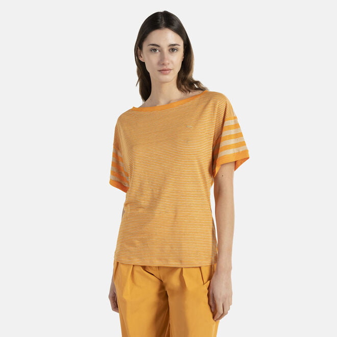 (image for) T-shirt oversize in lino In Saldi