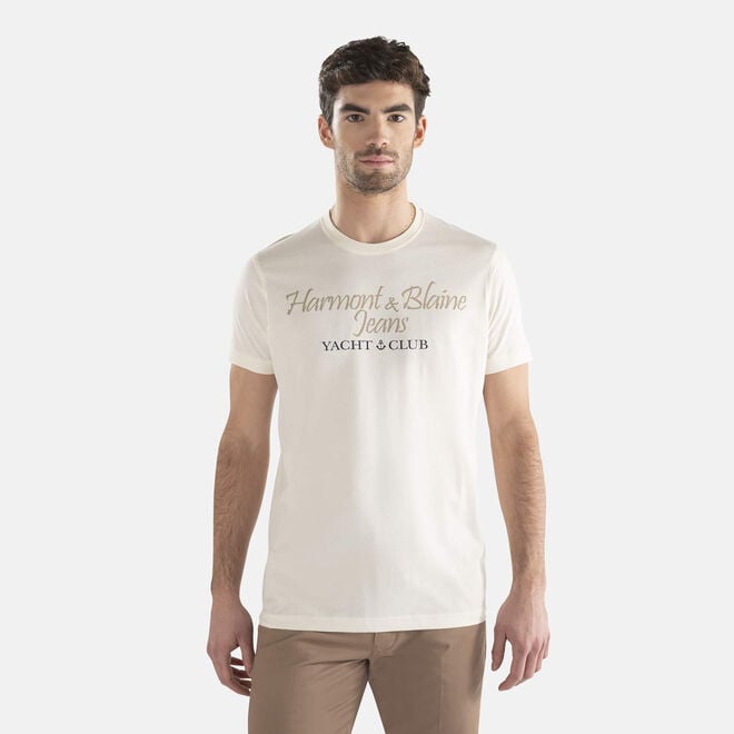 (image for) T-shirt con logo e scritta a contrasto Economici Online
