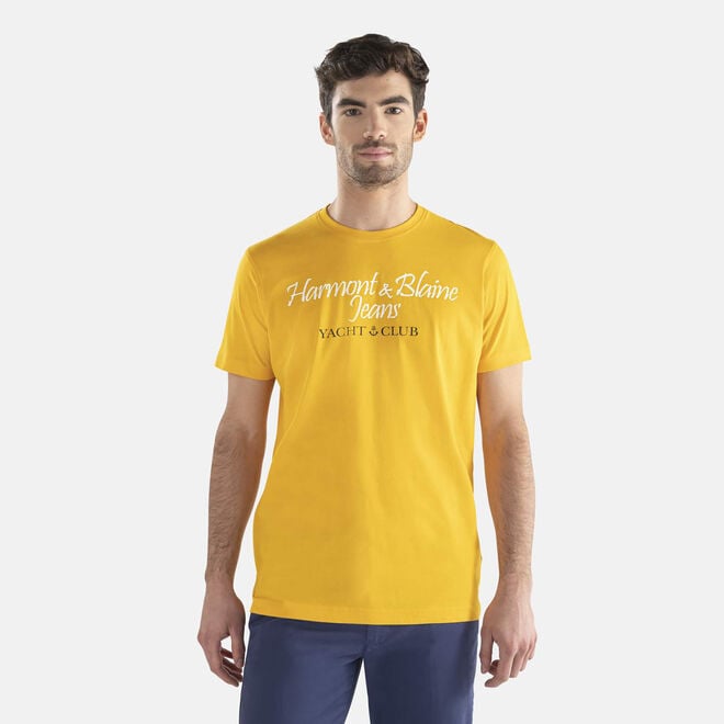 (image for) Vendita Online T-shirt con logo e scritta a contrasto