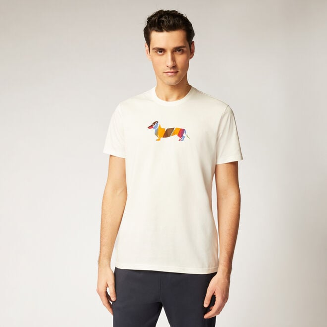 (image for) Online T-shirt in cotone con logo stampato