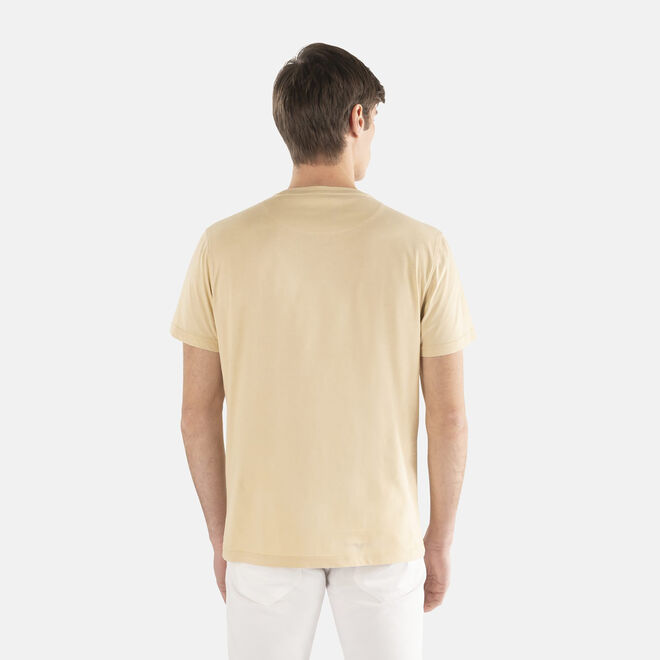 Economico T-shirt in cotone con taschino 70% Di Sconto
