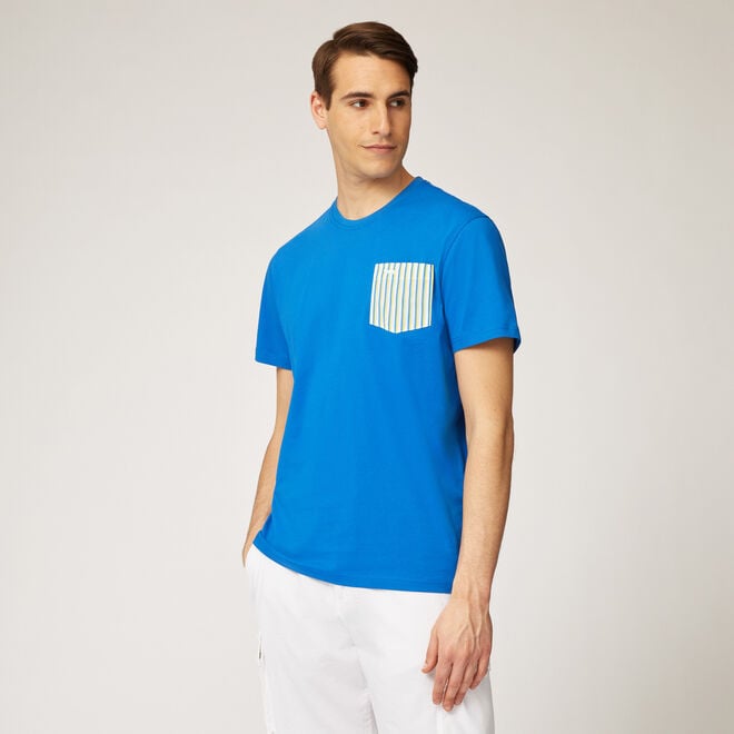 (image for) Negozi Online T-shirt in cotone con taschino