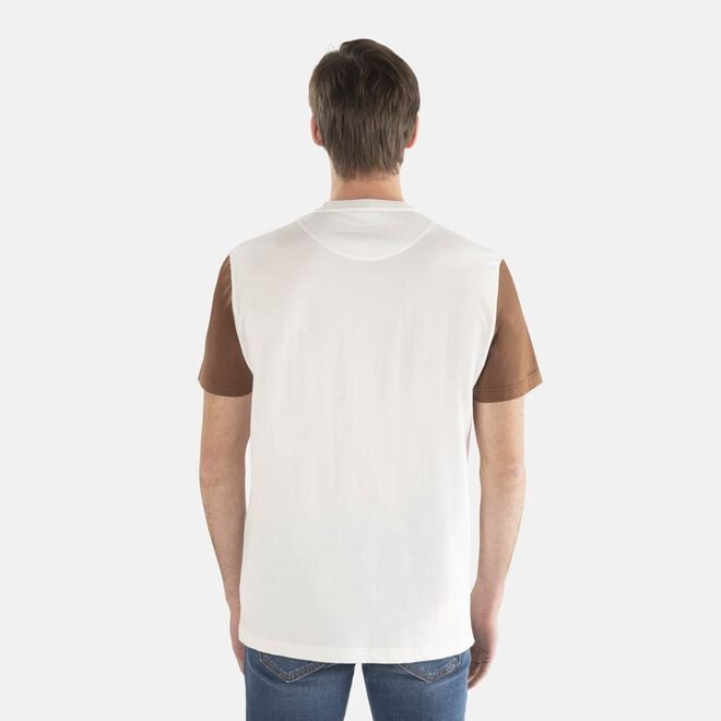 T-shirt in cotone con bande orizzontali harmont & blaine negozi
