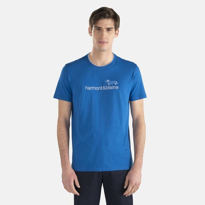 Sconti T-shirt in cotone con logo Please Shop Online