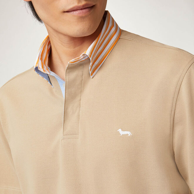 harmont & blaine Regular-fit vietri polo shirt with contrasting collar