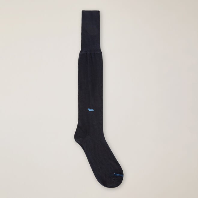 outlet harmont & blaine Long lisle-thread socks