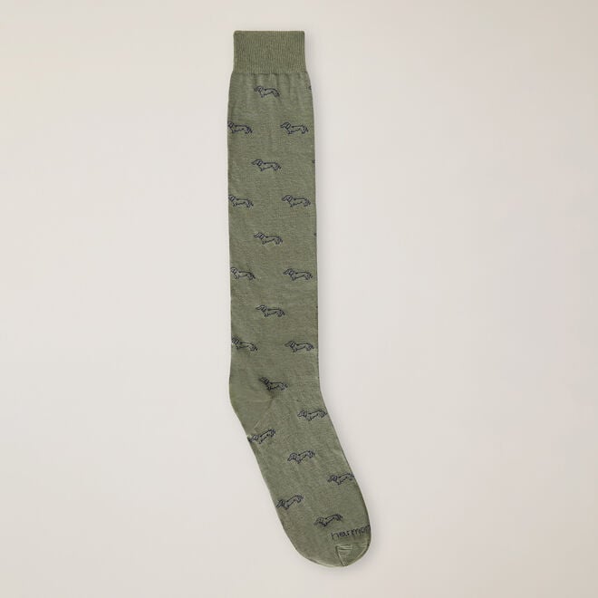(image for) Negozio Online Long socks with dachshunds all over harmont & blaine shop online