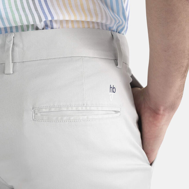 Fino Al -80% Pantalone chino no stitch in cotone light twill Acquistare